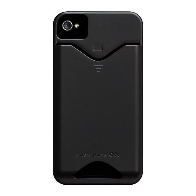 iPhone 4S/4 兼用 カードホルダー付ハードケース ID Case マット・ブラックgoods_nameサブ画像