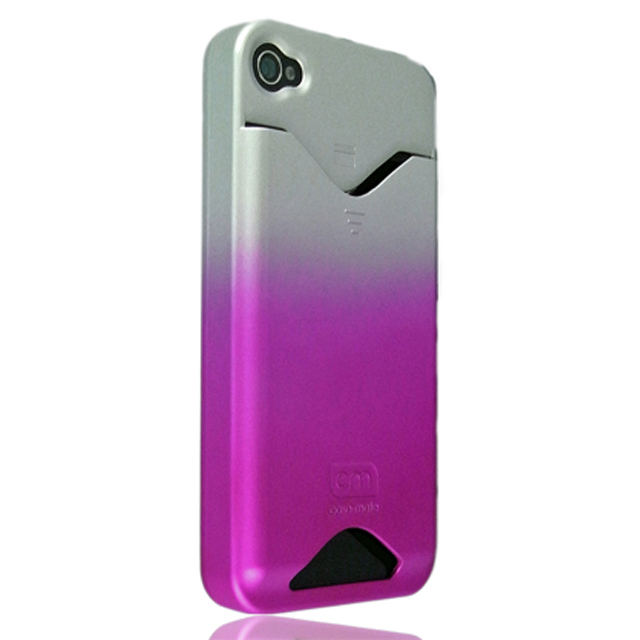 iPhone 4S/4 兼用 カードホルダー付ハードケース ID Case マット・ロイヤル・ピンク goods_nameサブ画像