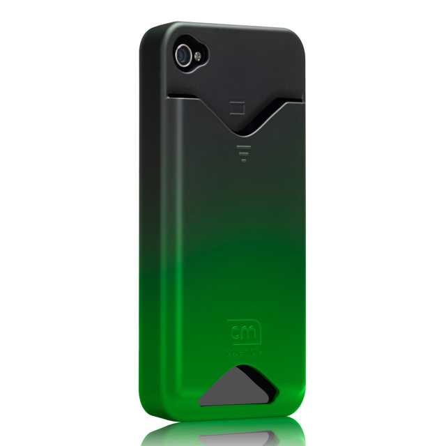 iPhone 4S/4 兼用 カードホルダー付ハードケース ID Case マット・ロイヤル・グリーンgoods_nameサブ画像