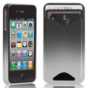 iPhone 4S/4 兼用 カードホルダー付ハードケース ID...