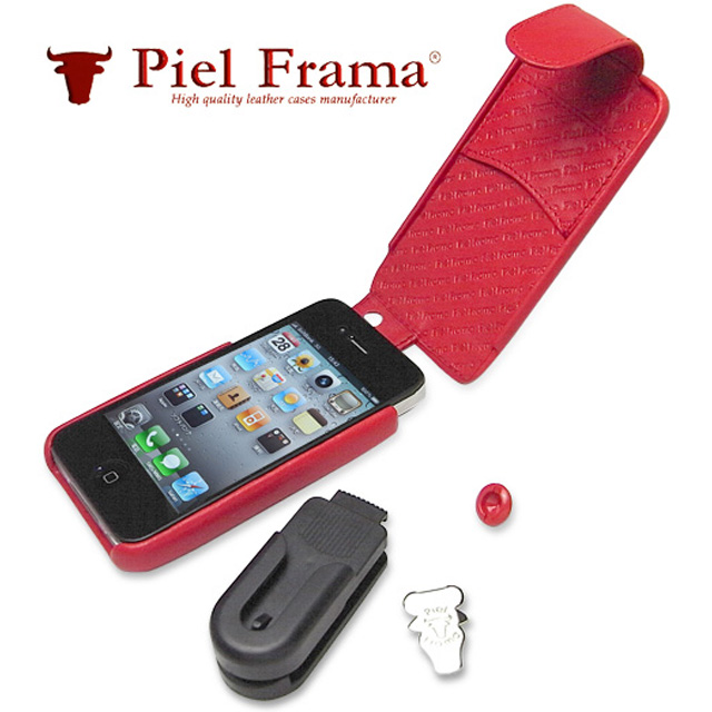 【iPhone4S/4 ケース】Piel Frama iMagnum レザーケース (Red)goods_nameサブ画像