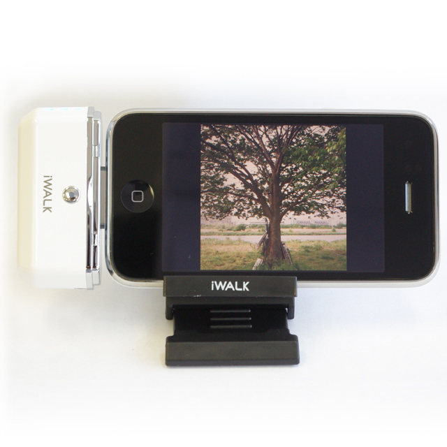 iWALK1500 モバイルバッテリー for iPhone＆iPod ディスプレイスタンド付 (ホワイト)サブ画像