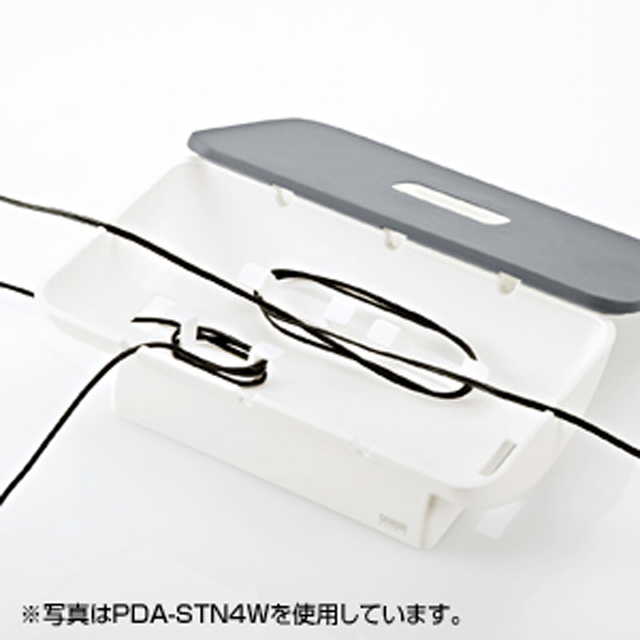 携帯電話・iPhone・iPod用ケーブル収納ボックス(ブラック)goods_nameサブ画像