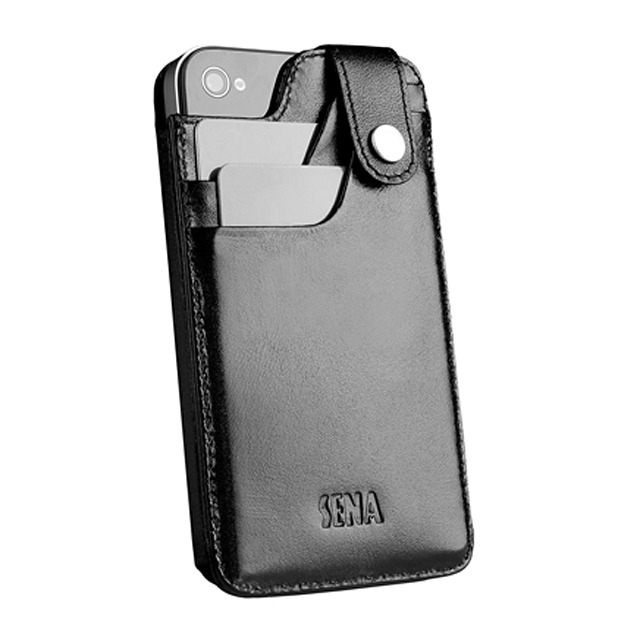 【iPhone4S/4】Sena Wallet Slim Case for the iPhone 4 ? Black 