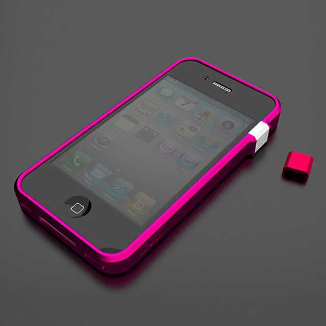 【iPhone4S/4】CAZE ThinEdge frame case for iPhone 4 Bumper - Pinkgoods_nameサブ画像