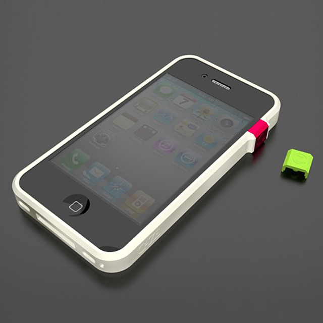 【iPhone4S/4】CAZE ThinEdge frame case for iPhone 4 Bumper - Whitegoods_nameサブ画像