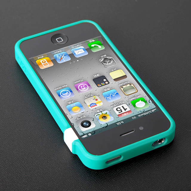 【iPhone4S/4】CAZE ThinEdge frame case for iPhone 4 Bumper - Bluegoods_nameサブ画像