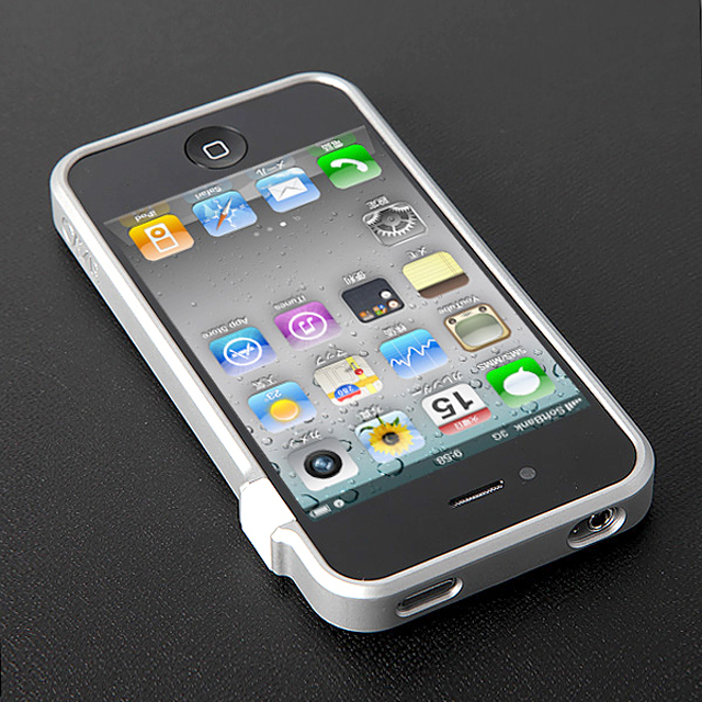 【iPhone4S/4】CAZE ThinEdge frame case for iPhone 4 Bumper - Silvergoods_nameサブ画像