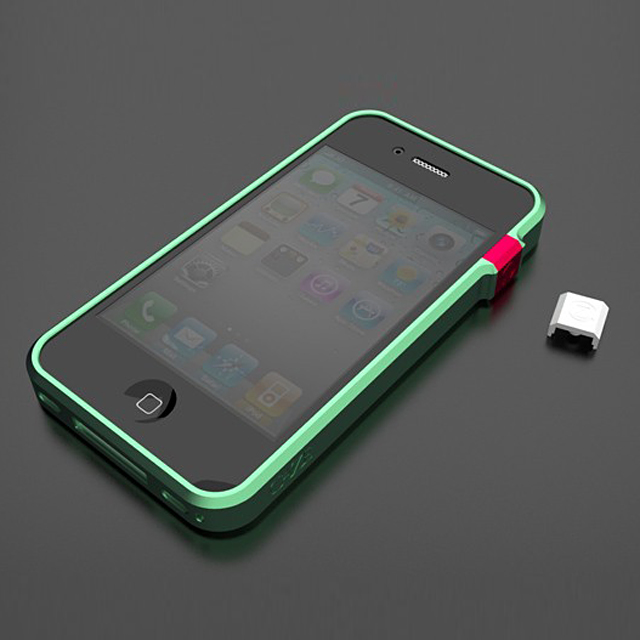 【iPhone4S/4】CAZE ThinEdge frame case for iPhone 4 Bumper - Greengoods_nameサブ画像