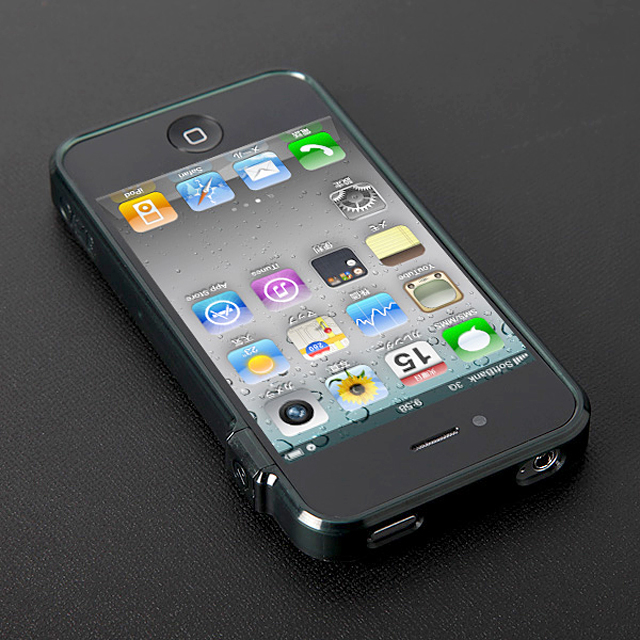 【iPhone4S/4】CAZE ThinEdge Clear frame case for iPhone 4 Bumper - Graygoods_nameサブ画像