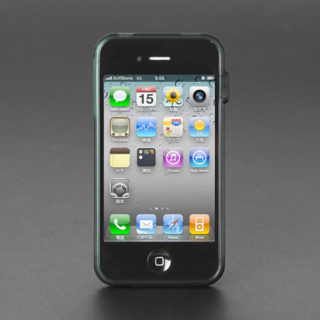 【iPhone4S/4】CAZE ThinEdge Clear frame case for iPhone 4 Bumper - Graygoods_nameサブ画像