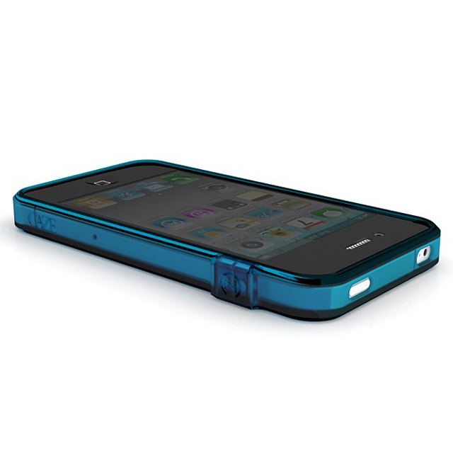 【iPhone4S/4】CAZE ThinEdge Clear frame case for iPhone 4 Bumper - Bluegoods_nameサブ画像