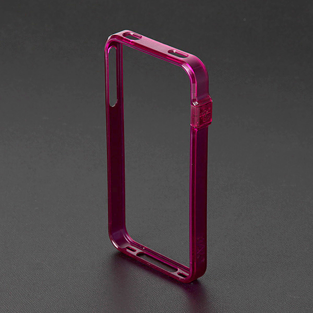 【iPhone4S/4】CAZE ThinEdge Clear frame case for iPhone 4 Bumper - Pinkサブ画像