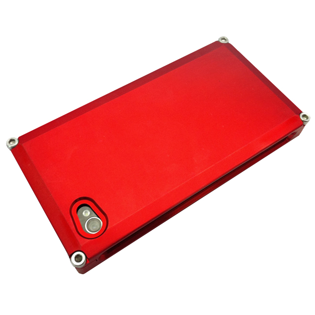 【iPhone4S/4 ケース】Applering Aluminum Case for iPhone4 (Red)サブ画像