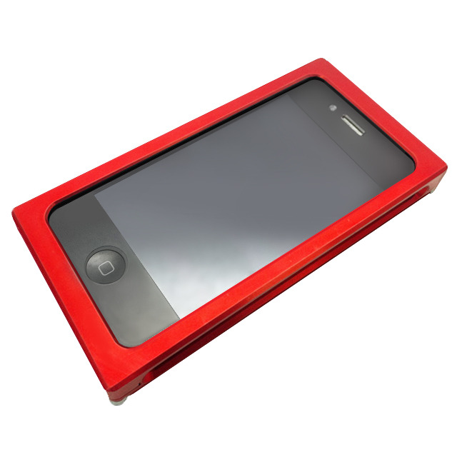 【iPhone4S/4 ケース】Applering Aluminum Case for iPhone4 (Red)