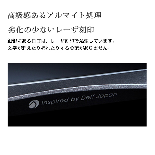 【iPhone4S/4 ケース】CLEAVE ALUMINUM BUMPER for iPhone4 グラファイトサブ画像