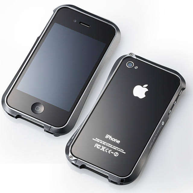 【iPhone4S/4 ケース】CLEAVE ALUMINUM BUMPER for iPhone4 グラファイト