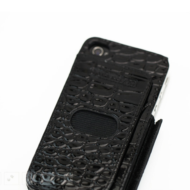 【iPhone4S/4】PRIE Ambassador for iPhone 4 Black CROCODILEサブ画像