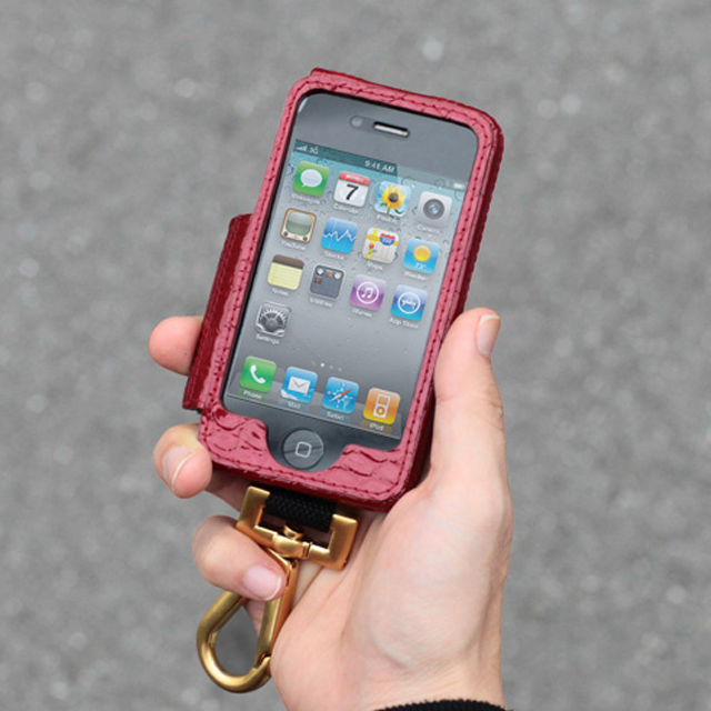 【iPhone4S/4】PRIE Ambassador for iPhone 4 Red CROCODILEgoods_nameサブ画像