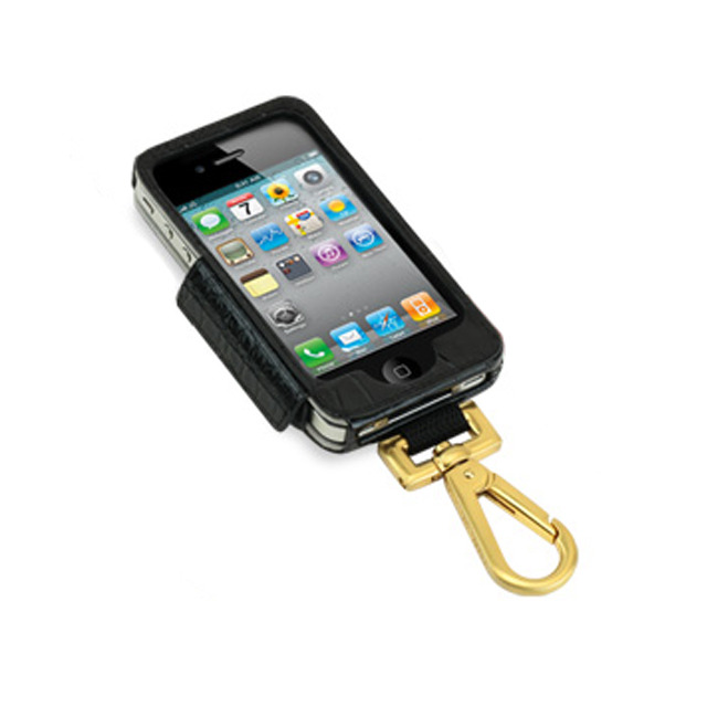 【iPhone4S/4】PRIE Ambassador for iPhone 4 Black CROCODILE