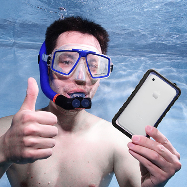 【iPhone4S/4 ケース】Krusell SEaLABox WATERPROOF for iPhone ブラックgoods_nameサブ画像