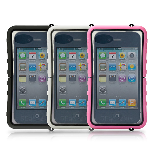 【iPhone4S/4 ケース】Krusell SEaLABox WATERPROOF for iPhone ホワイトサブ画像