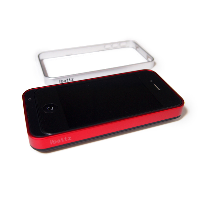 iBattz iPhone4S/4ハードケース 予備バッテリー2個付き Mojo Battery Case REMOVABLE ブラックgoods_nameサブ画像