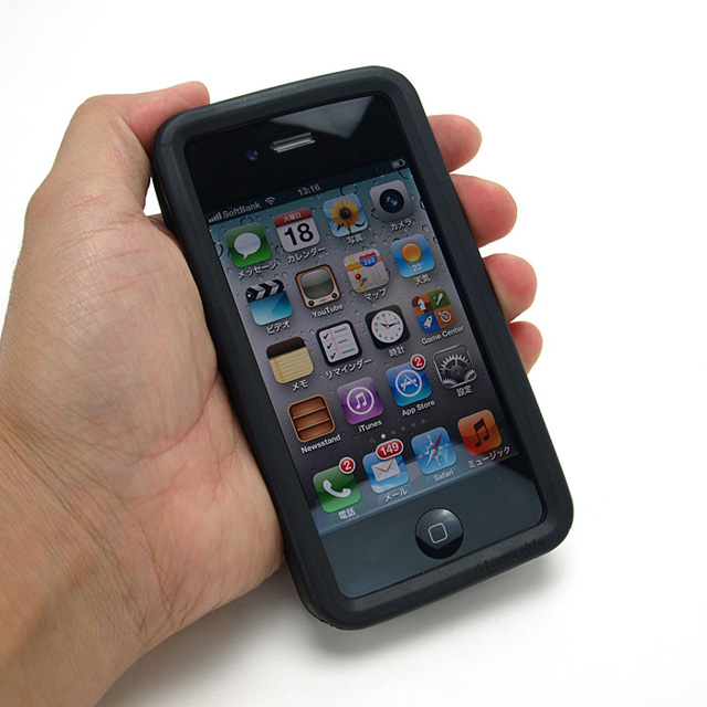 iPhone4S/4用バンパー impactband ブラックgoods_nameサブ画像