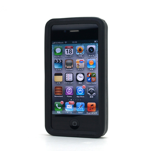 iPhone4S/4用バンパー impactband ブラックgoods_nameサブ画像