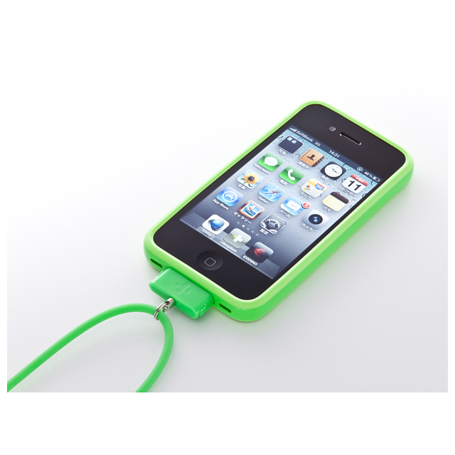 Dockコネクター用ネックストラップ ネオ [DockStrap Neo for iPhone] Greenサブ画像