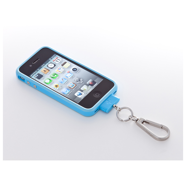 Dockコネクター用カラビナフック ネオ [DockStrap Neo for iPhone] Blueサブ画像