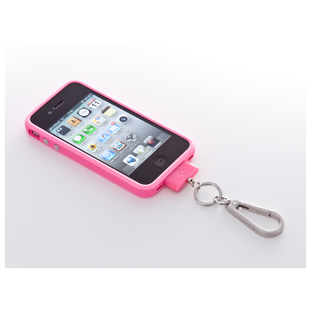 Dockコネクター用カラビナフック ネオ [DockStrap Neo for iPhone] Pinkサブ画像