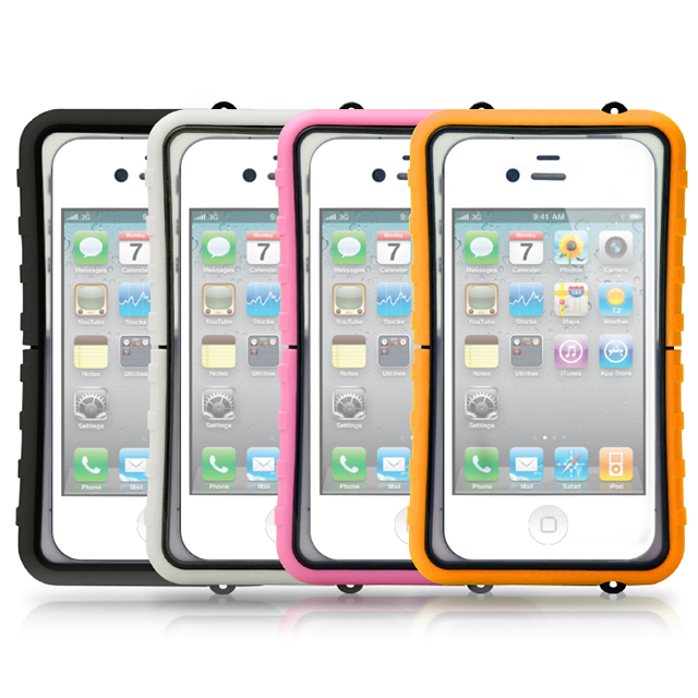 【iPhone4S/4 ケース】Krusell SEaLABox WATERPROOF for iPhone オレンジgoods_nameサブ画像