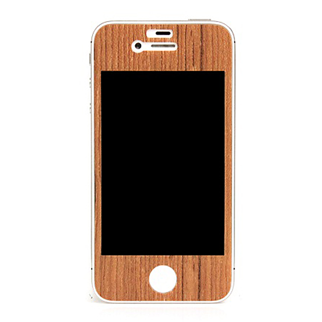 【iPhone4】PATCHWORKS Natural Wood Skin for iPhone 4 - Teak Hair Linegoods_nameサブ画像