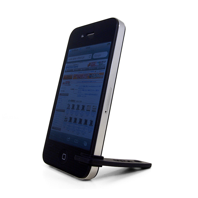 iPhone4S/4用スタンド『Piolo for iPhone4』(ブラック)サブ画像