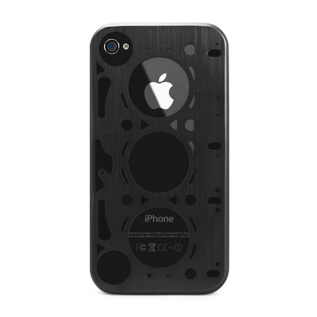 【iPhone4S/4 ケース】GASKET BLACK