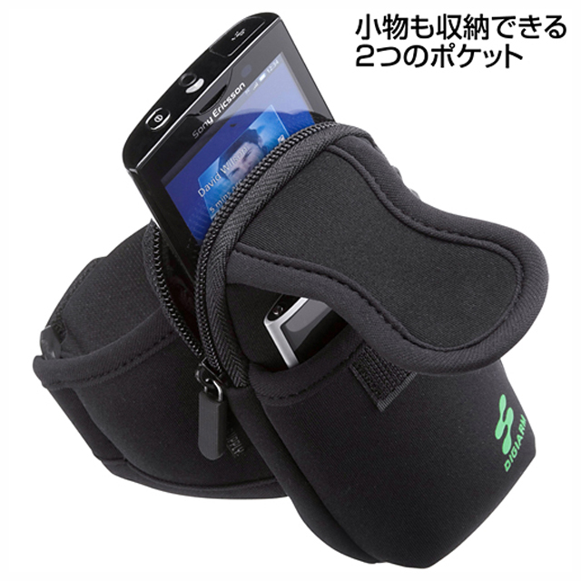 【iPhone iPod ケース】アームバンドスポーツケース(ブラック) PDA-MP3C8BKgoods_nameサブ画像