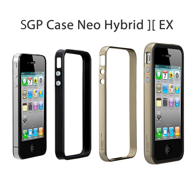 【iPhone4 ケース】SGP Case Neo Hybrid EX2 for iPhone4 Satin Silvergoods_nameサブ画像