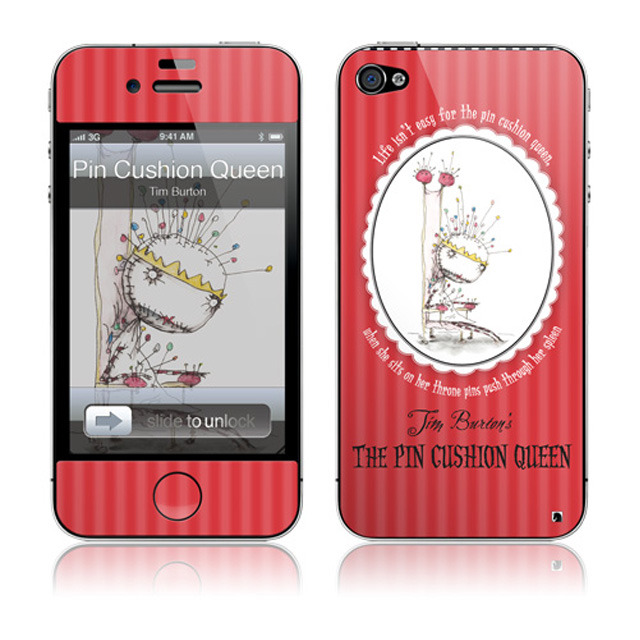 【iPhone4S/4 スキンシール】Pin Cushion Queen Tim Burton×GELASKINS 