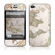 【iPhone4S/4 スキンシール】The World Nat...