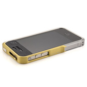 【iPhone4S/4】Vapor Pro Spectra Yellow/Silver w/Clear