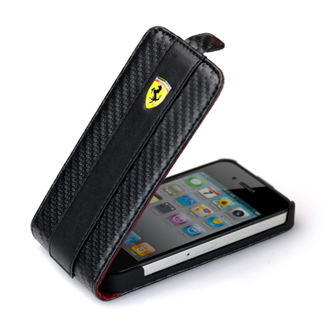 【iPhone4S/4 ケース】Scuderia Ferrari Challenge Flip Case for iPhone 4サブ画像