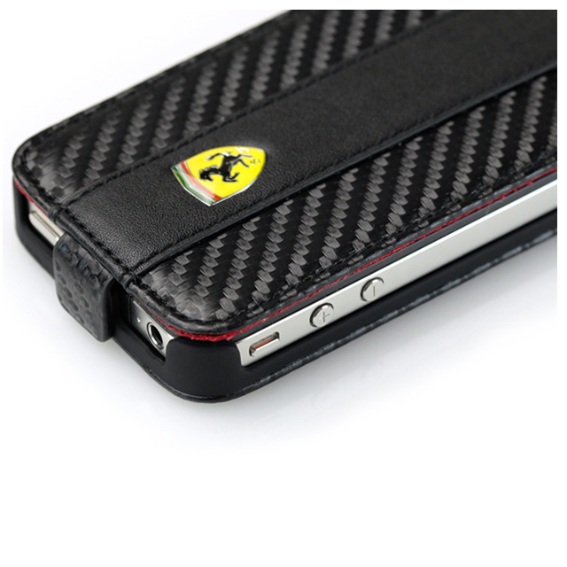 【iPhone4S/4 ケース】Scuderia Ferrari Challenge Flip Case for iPhone 4サブ画像