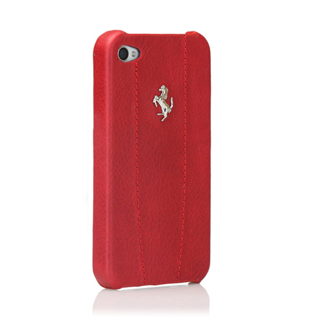 【iPhone4S/4 ケース】Ferrari GT Leather Modena Case for iPhone 4 レッドサブ画像