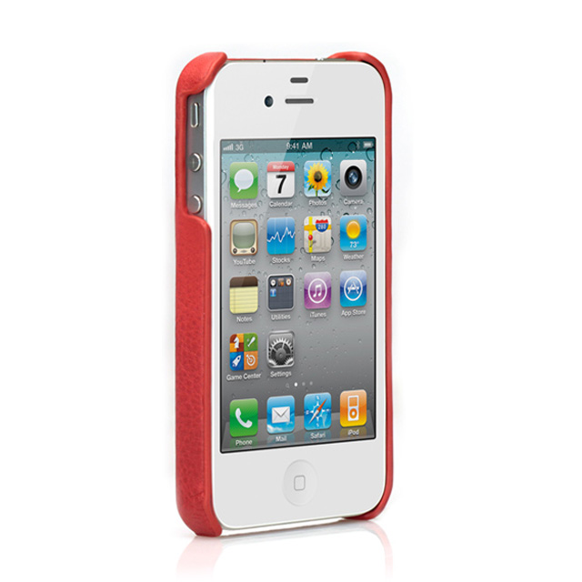 【iPhone4S/4 ケース】Ferrari GT Leather Modena Case for iPhone 4 レッドサブ画像