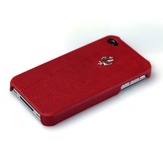 【iPhone4S/4 ケース】Ferrari GT Leather Modena Case for iPhone 4 レッドサブ画像