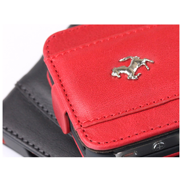 【iPhone4S/4 ケース】Ferrari GT Leather Modena Flip Case for iPhone 4 ブラックgoods_nameサブ画像