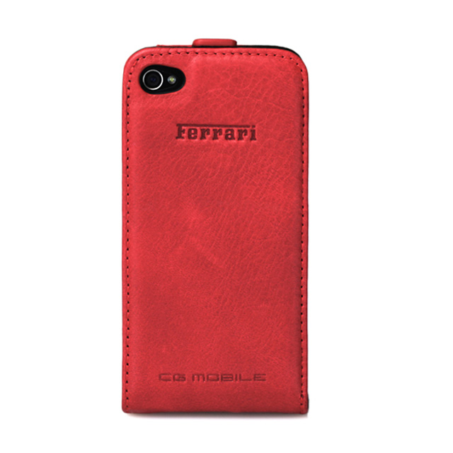 【iPhone4S/4 ケース】Ferrari GT Leather Modena Flip Case for iPhone 4 レッドgoods_nameサブ画像