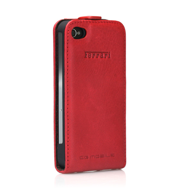 【iPhone4S/4 ケース】Ferrari GT Leather Modena Flip Case for iPhone 4 レッドgoods_nameサブ画像