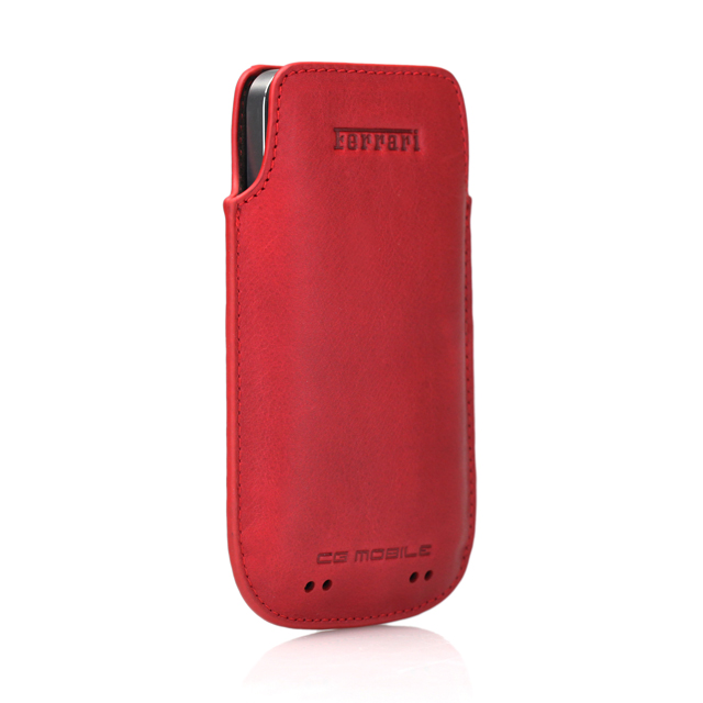 【iPhone4S/4/3G/3GS ケース】Ferrari GT Leather Modena Sleeve Case for iPhone レッドgoods_nameサブ画像